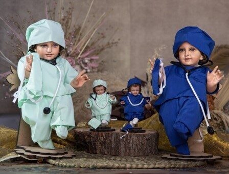 Niño Dios Vestido de Cirujano (Verde)
