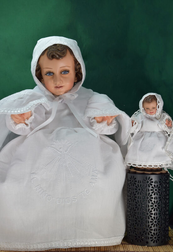 Ropón Niño Dios Te Ama Blanco