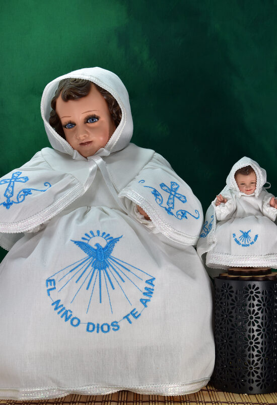 Ropón Niño Dios Te Ama Azul