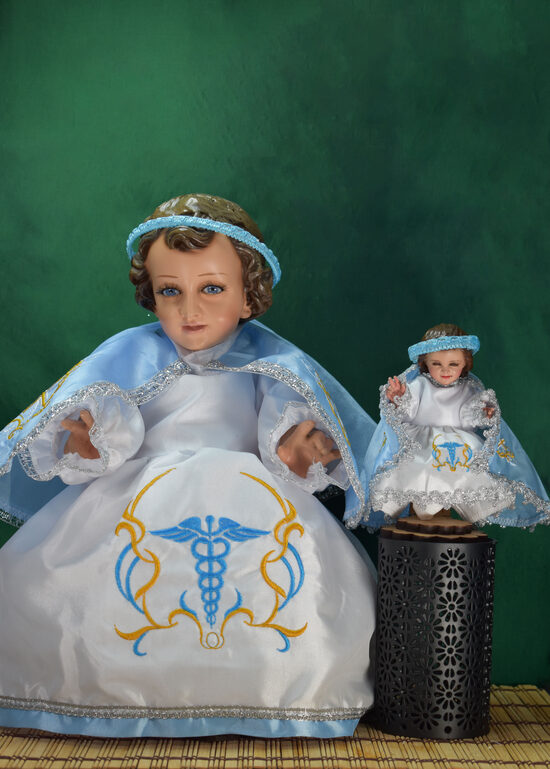 Niño Dios Vestido de doctor Gala Azul